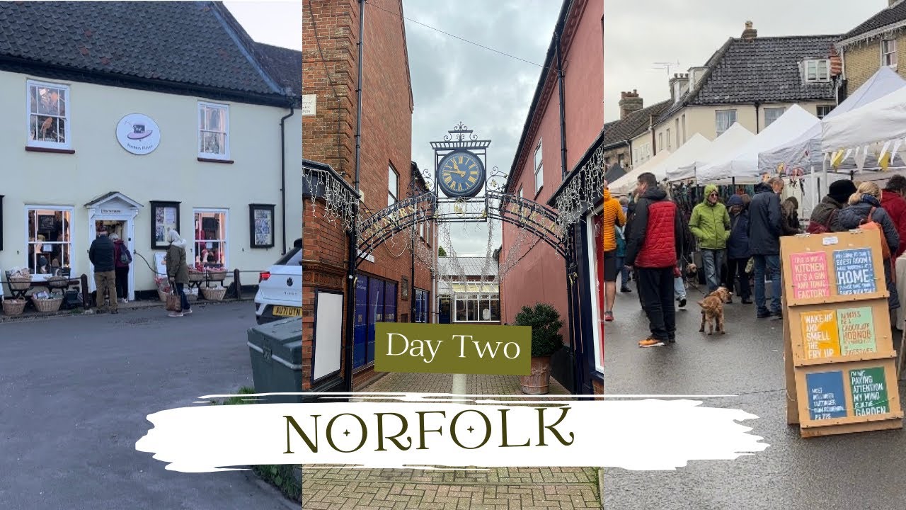 NORFOLK VLOG 2023 | Day 2 | Holt Sunday Market, Burnham Market