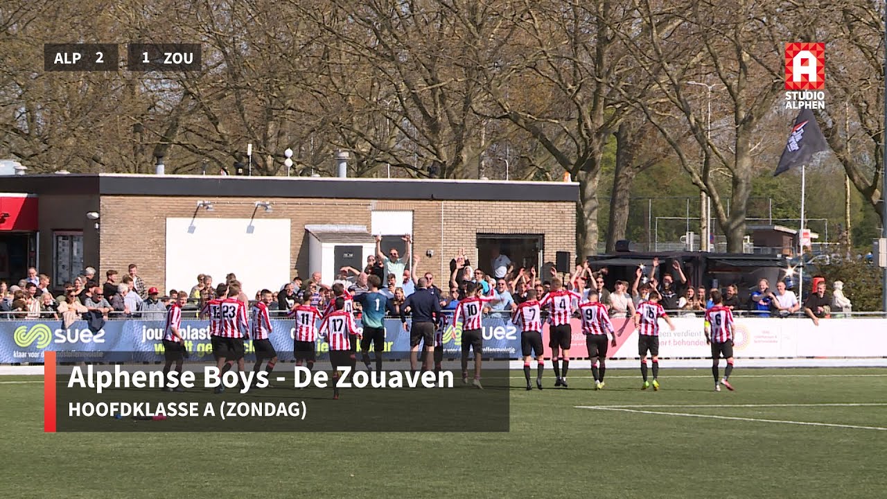 Samenvatting Alphense Boys - De Zouaven (zaterdag 16 april)