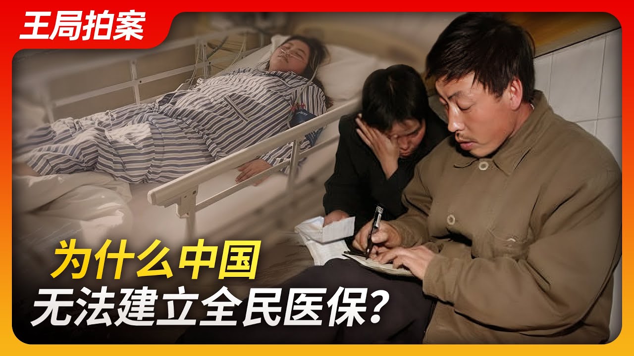 为什么中国无法建立全民医保？｜新农合｜台湾健保｜农民工｜就业率｜中国首富｜水滴筹｜王局拍案20240404