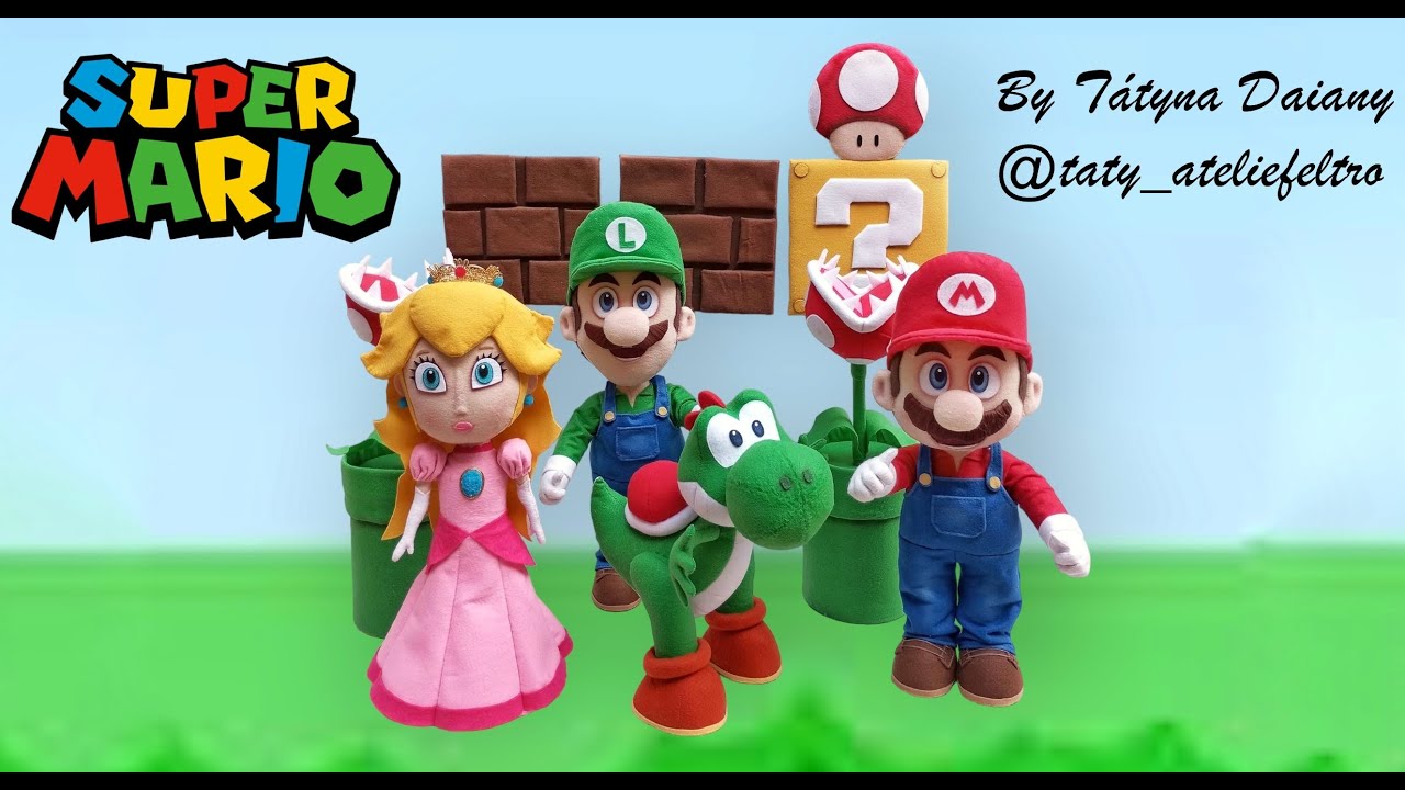 YOSHI EM FELTRO_ MOLDE/APSOTILA_