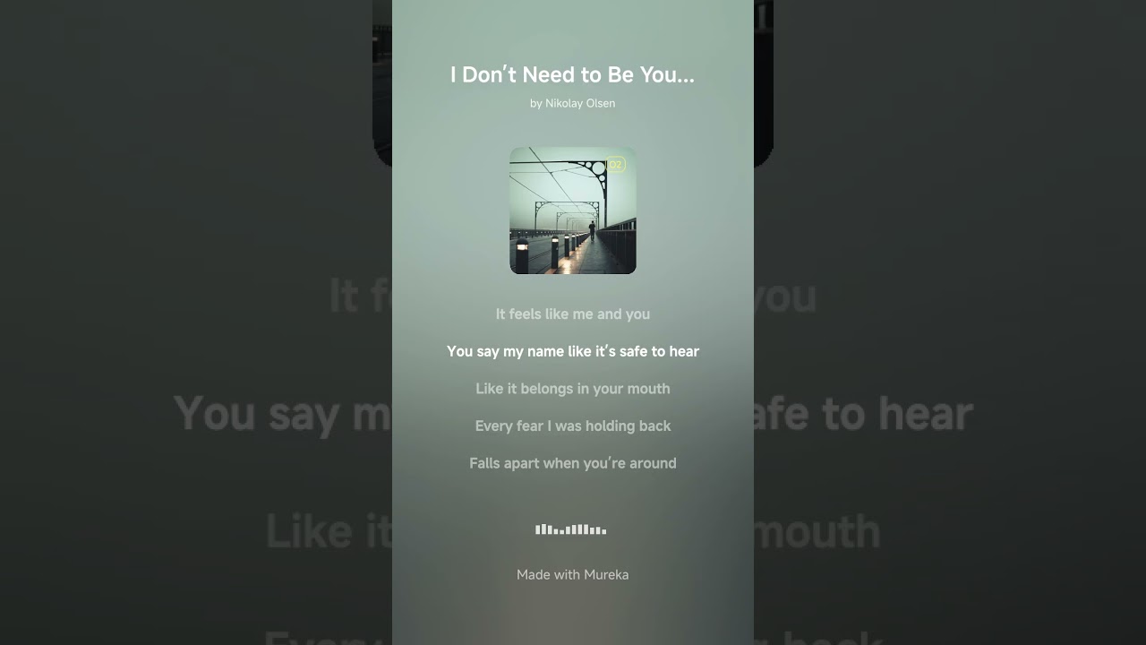 I don´t need to be your hero