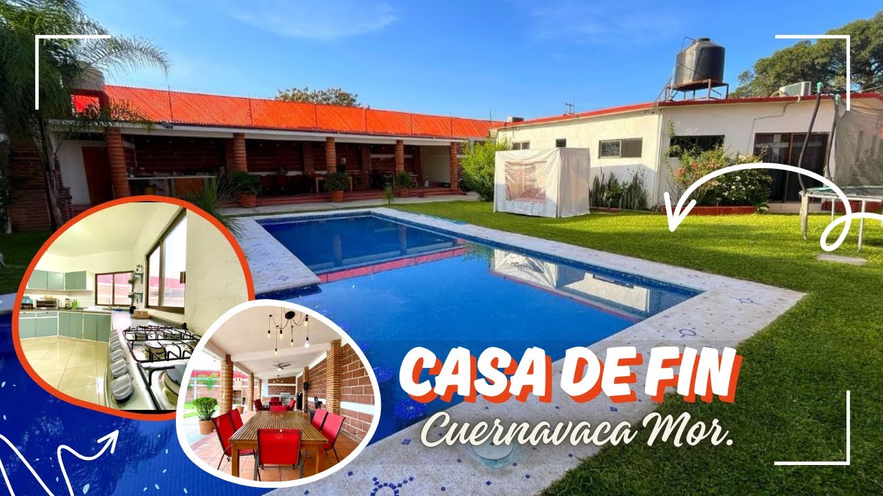 Casa en Renta para FIN DE SEMANA en Cuernavaca Morelos