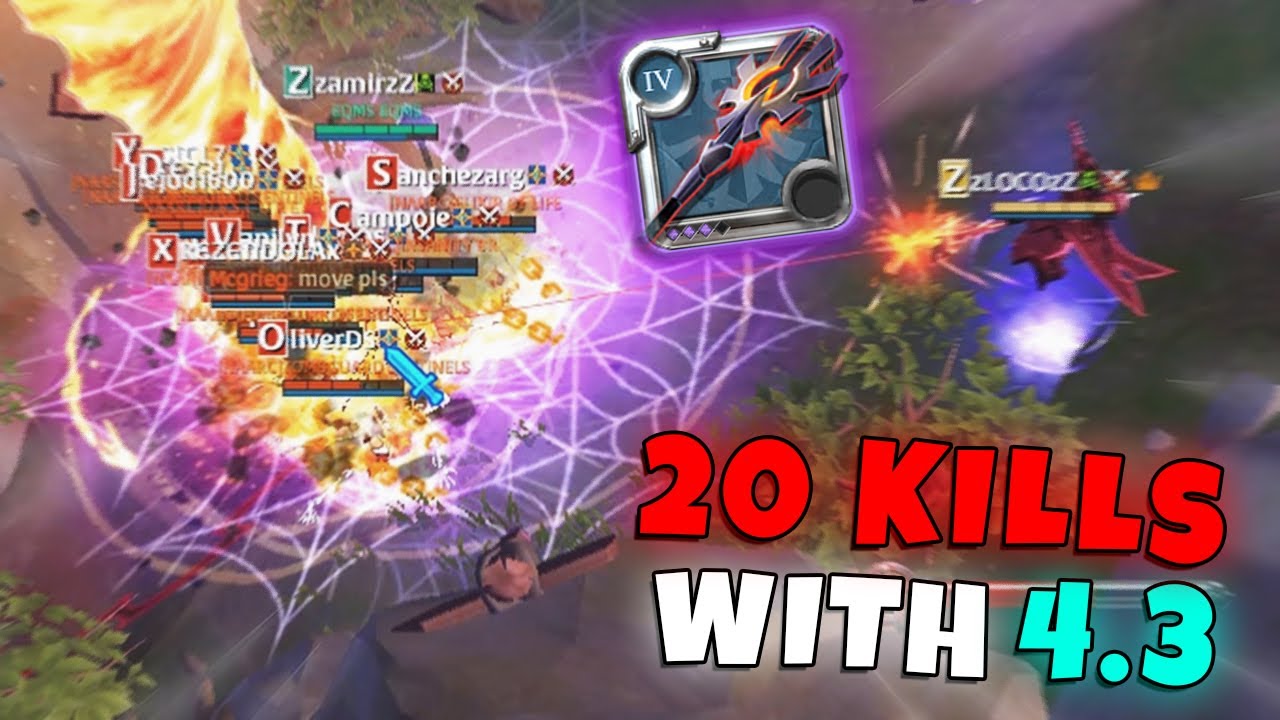 50 KILLS IN 3 MINUTES !! | CHIPS | EQMS | Albion Online ZVZ
