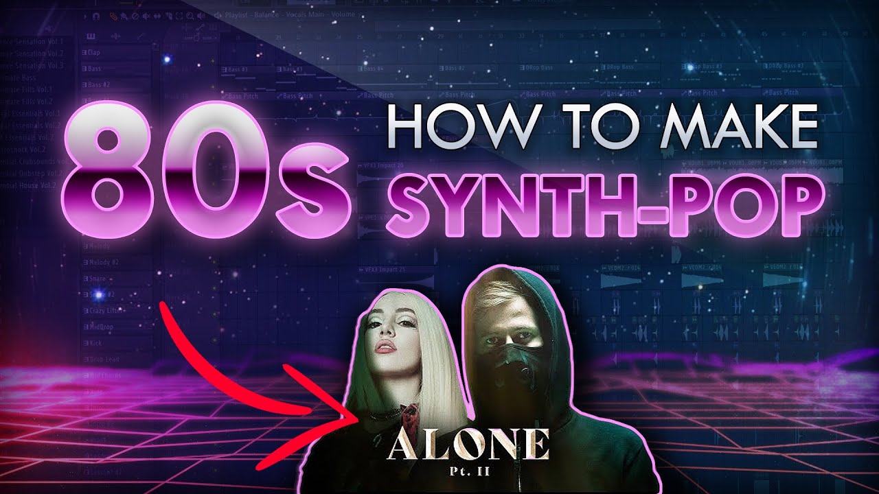 How to make 80'S SYNTHWAVE POP - FL Studio