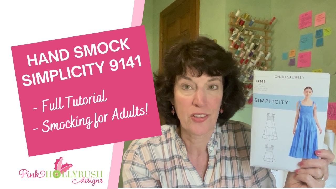 Show off your Hand Smocking with Simplicity 9141