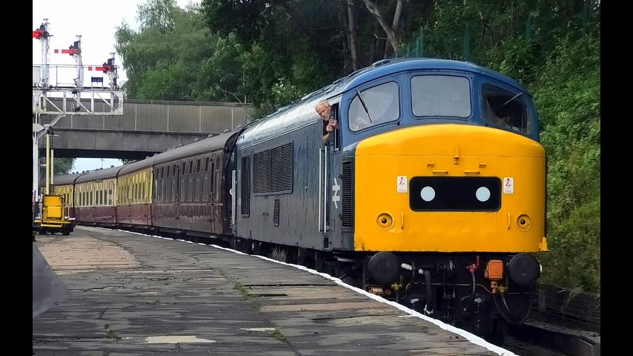 SULZER power!!! 'PEAK', 45108, on the diesel service at the  East Lancs. 8th July 2023