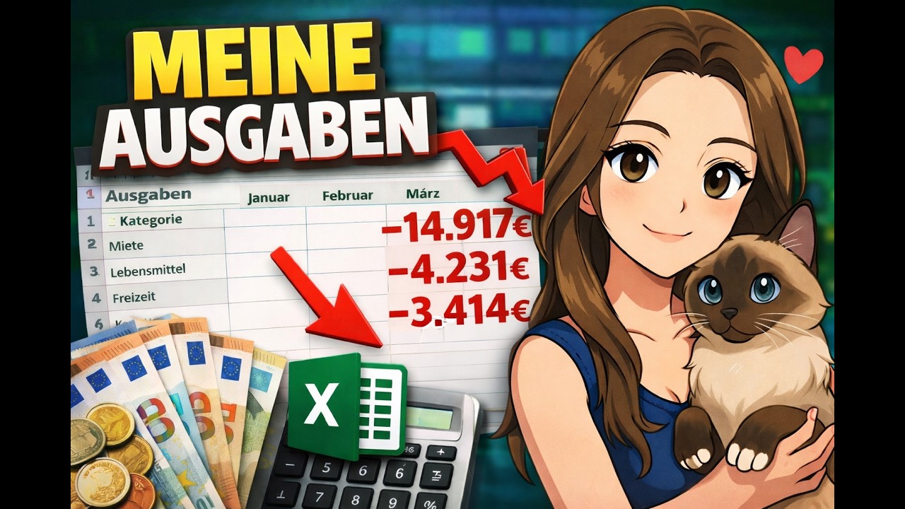 -32.000 € ?! Meine echten Ausgaben 2025 I Excel lügt nicht I Budgeting I Umschlagmethode