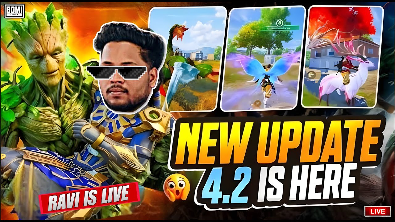 4.2 UPDATE IS HERE 🦂 40 FPS IPHONE XS PLAYER 🌴 | RAVI IS LIVE