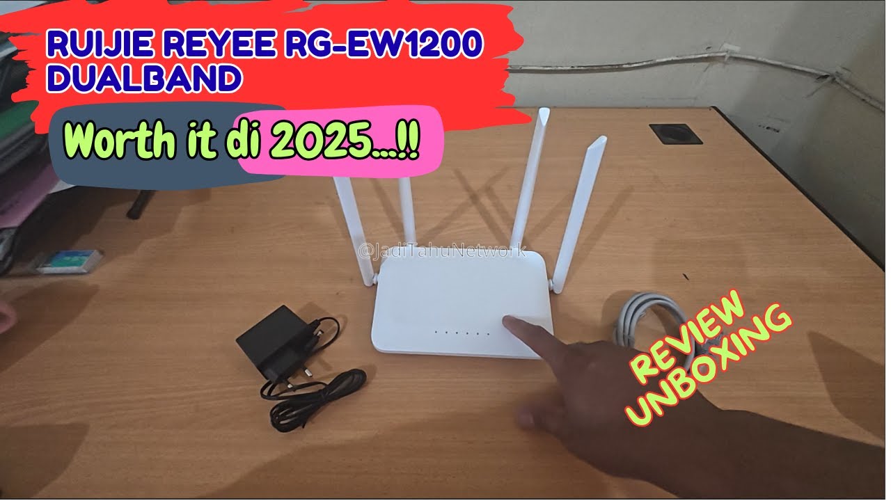 Unboxing & Review Ruijie Reyee RG EW1200 Kinerja, Fitur, dan Harga Terbaru