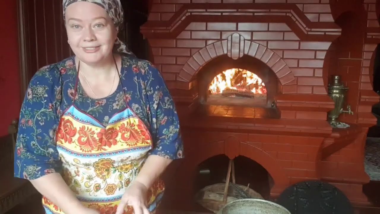 Как я готовлю в русской печке.