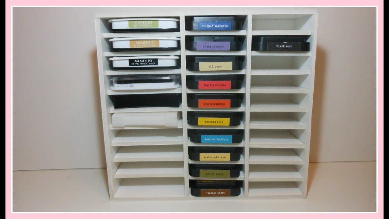 TUTORIAL: ORGANIZADOR DE TINTAS | DISTRESS Y MEMENTO | Mundo@Party