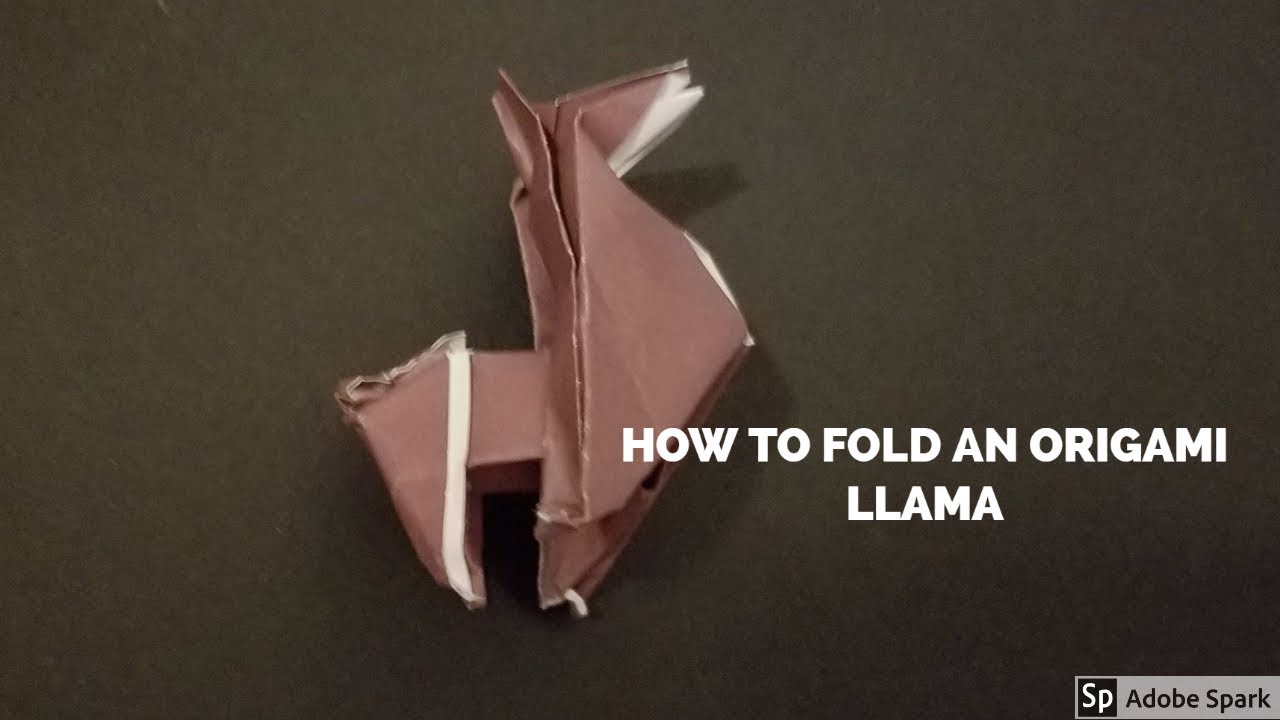 How To Fold An Origami Llama