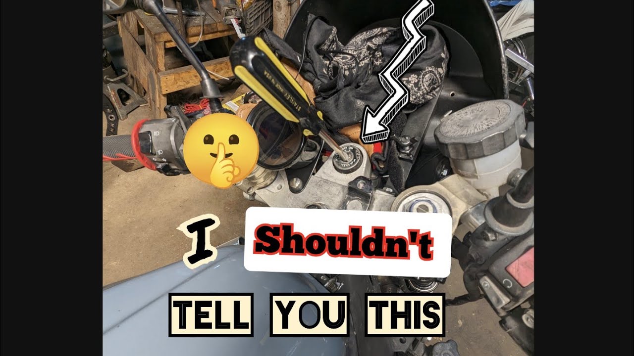 Easy way to bypass an IGNITION. (Suzuki GSXR, Yamaha, Honda, Kawasaki, Etc.