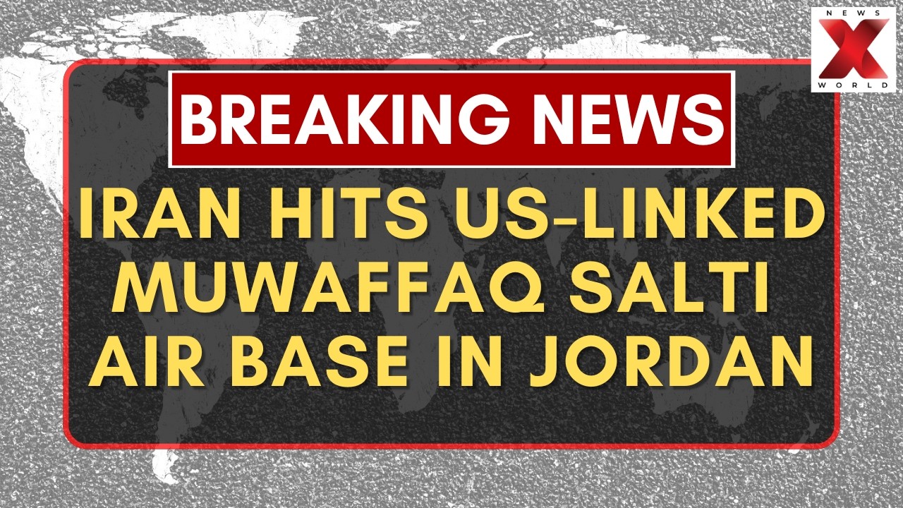 Iran Reports Drone Strike on US-Linked Muwaffaq Salti Air Base in Jordan | NewsX World