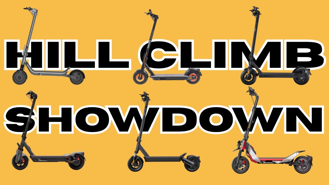 Commuter Scooter Hill Climb SHOWDOWN! Six E-Scooters put to the TEST!