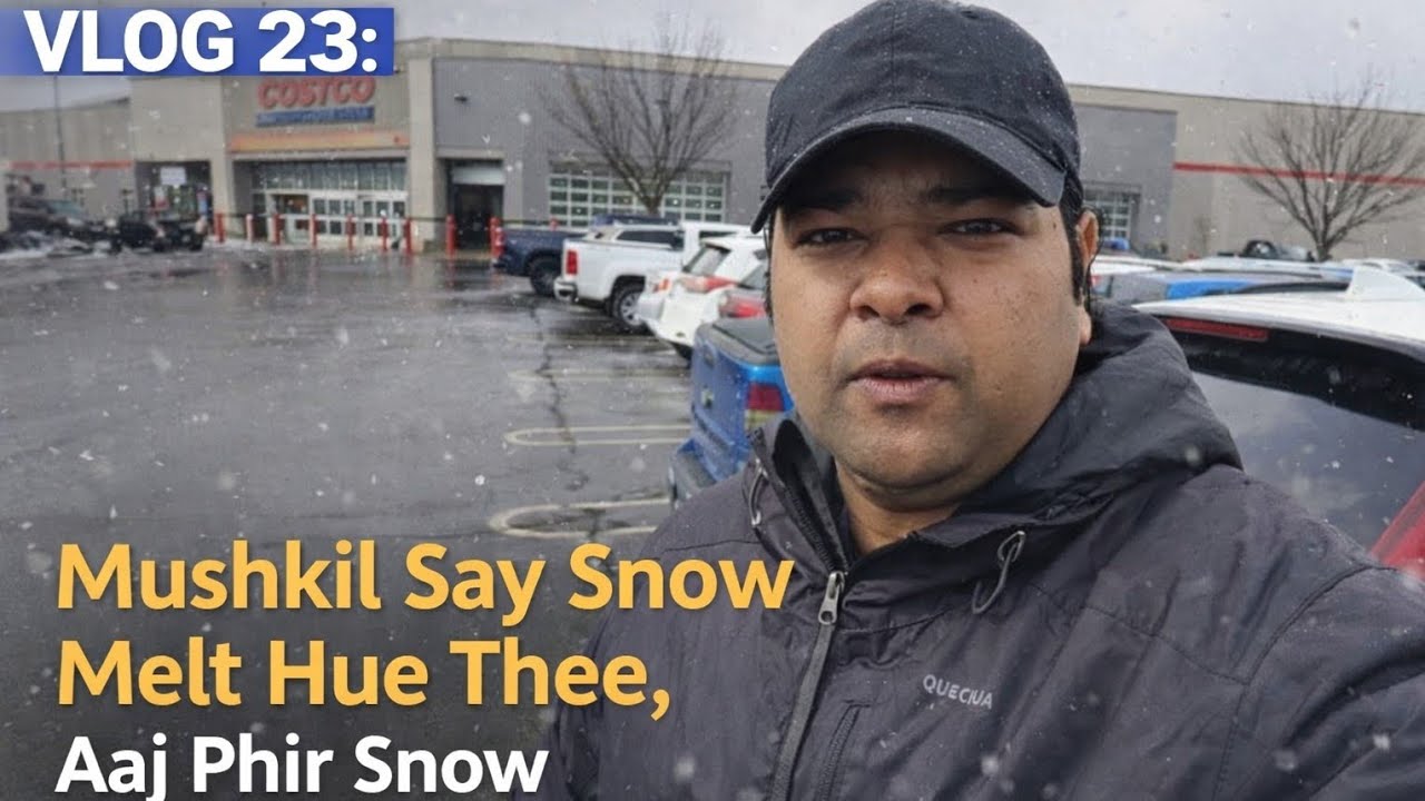 Snow Melt Hui Hi Thi… Phir Se Baraf! 😳 Indiana Winter Vlog | Indian Family in USA