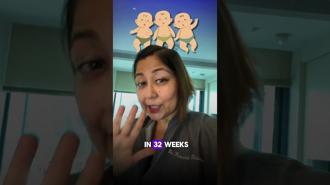 Doctor Explains Mommy&rsquo;s Big Tummy #triplets #pregnant #twins #IVF