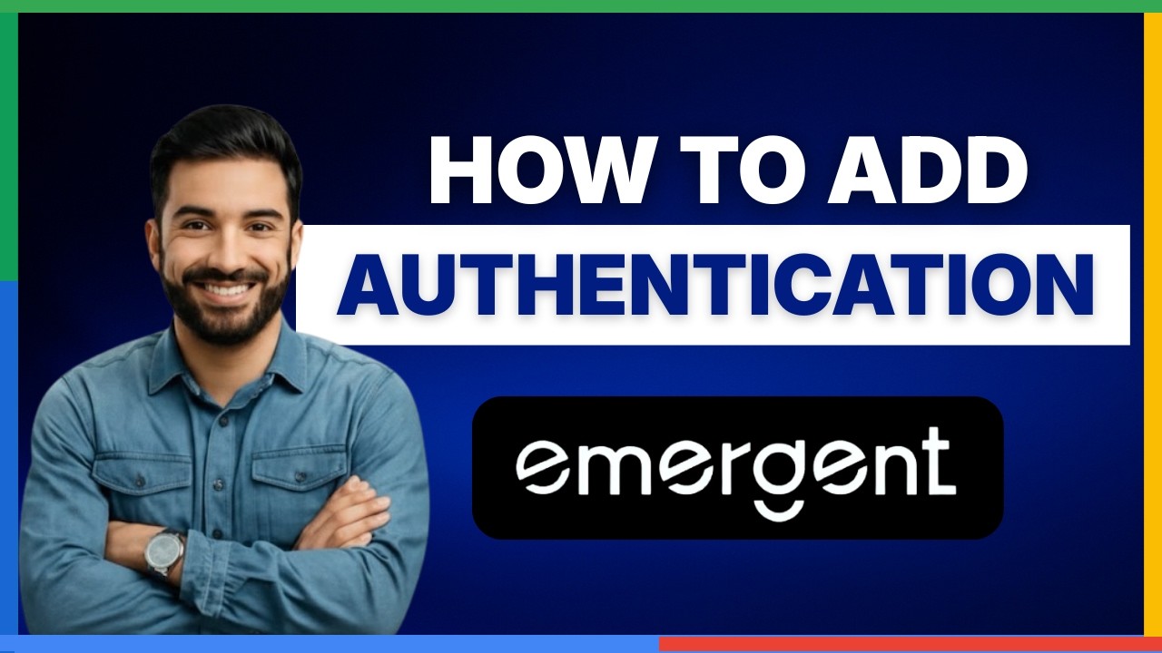 Как добавить аутентификацию в Emergent AI [ПОЛНОЕ РУКОВОДСТВО]