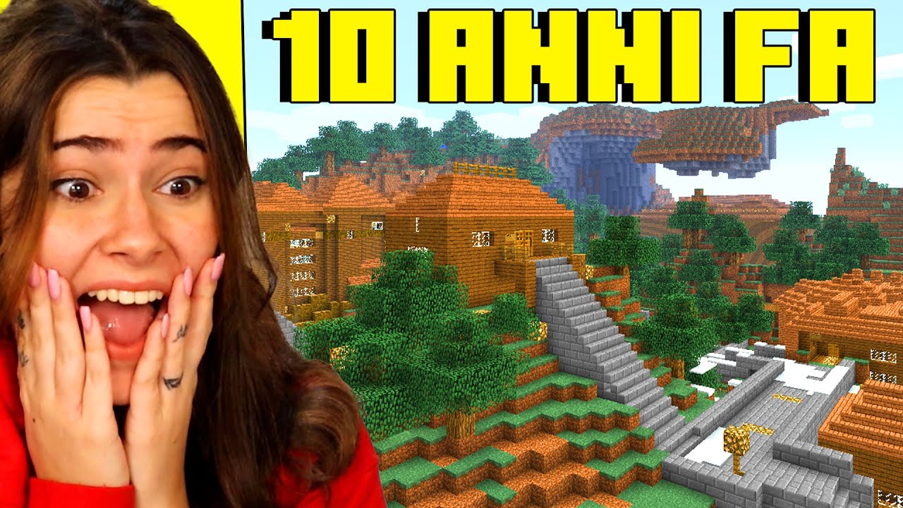 HO TROVATO IL MIO MONDO DI MINECRAFT DI 10 ANNI FA!!!
