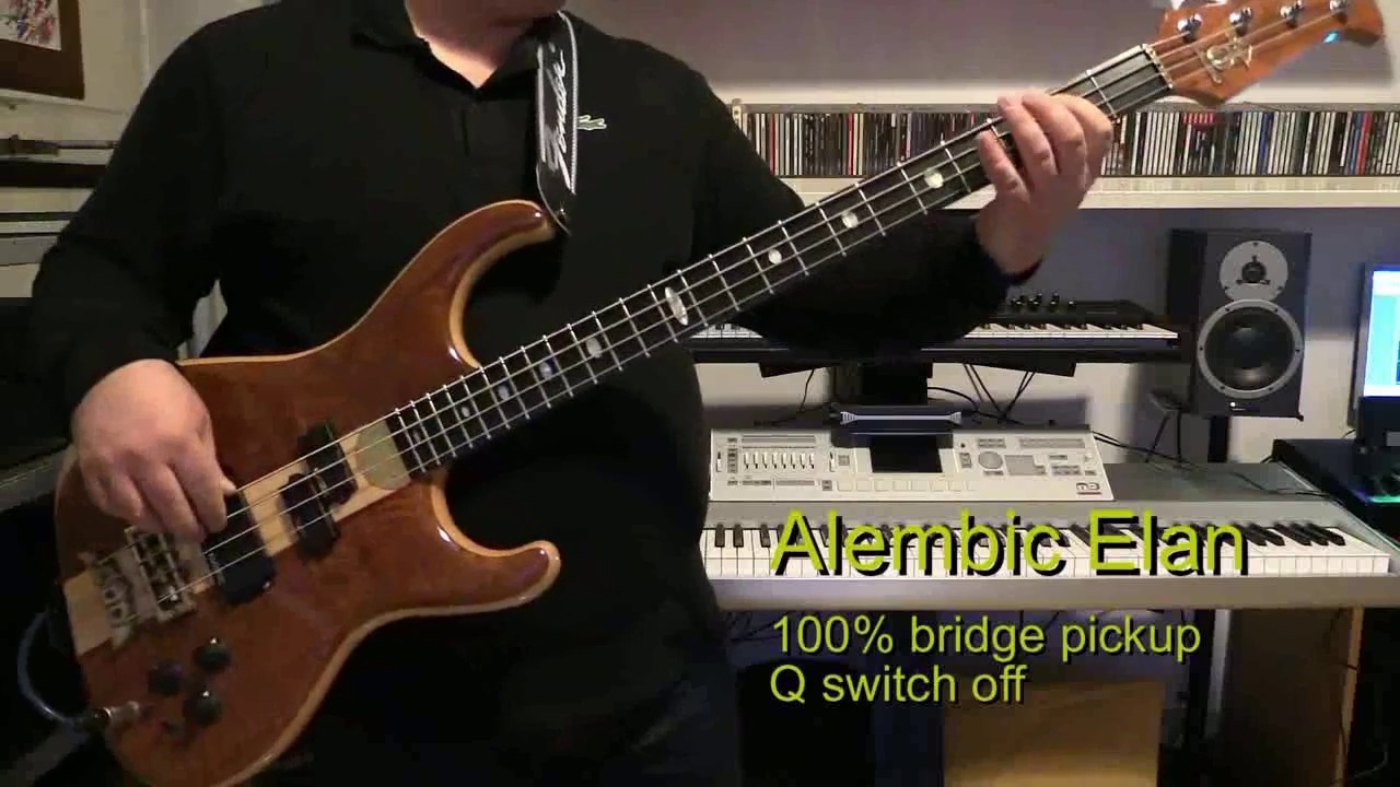 Bass Cover - Duran Duran - My Own Way - with Alembic Elan bass