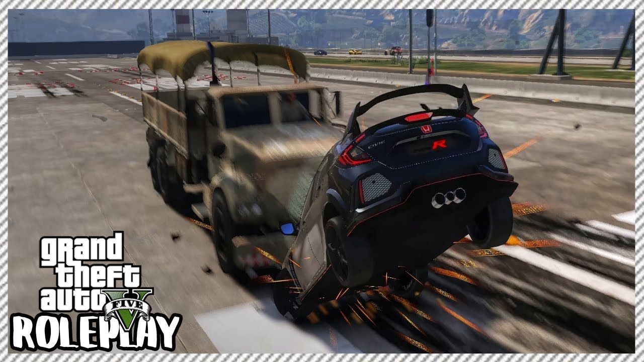 GTA 5 Roleplay - 'HUGE' Head on Collision Sleeper Honda | RedlineRP #551