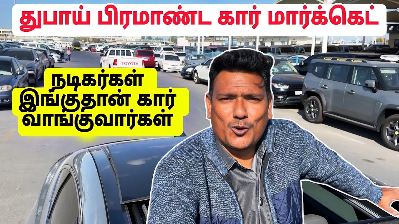 உலகின் பிரமாண்ட கார் மார்க்கெட் The World Biggest Car Market Dubai Auto Zone | ASRAF VLOG