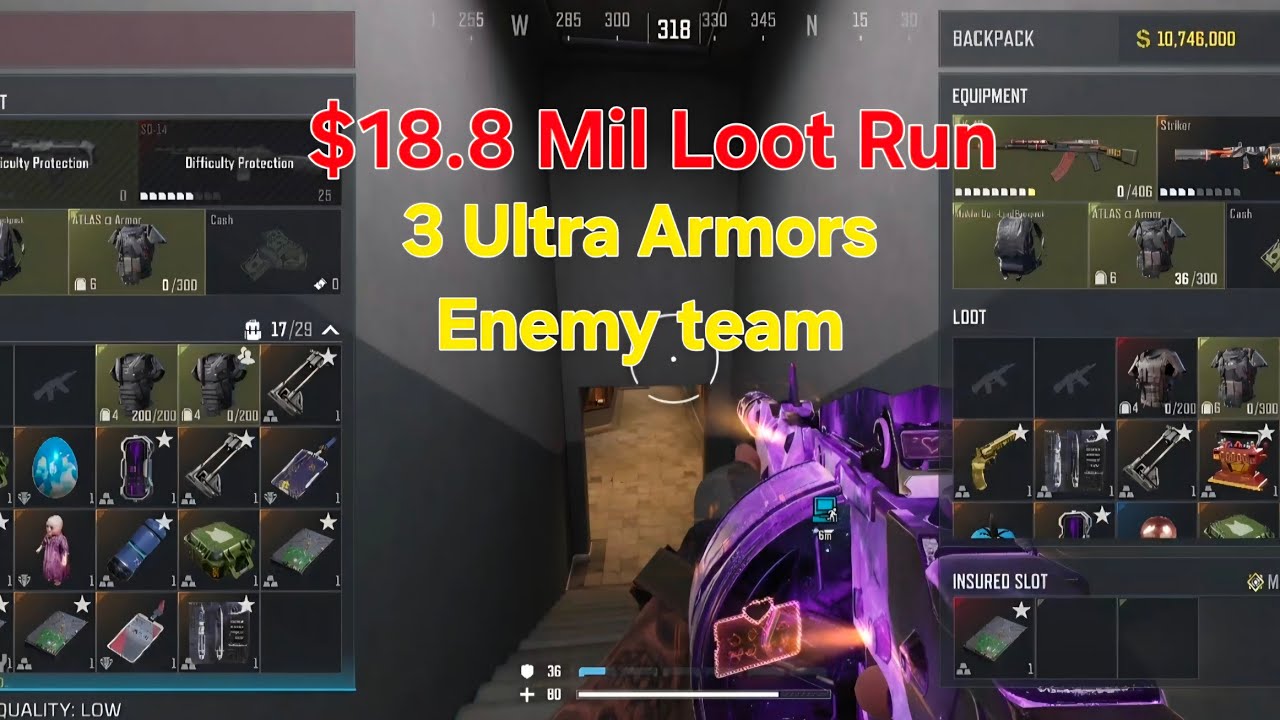 18.8 Million Run + 3 Ultra Armor Enemies | CODM DMZ