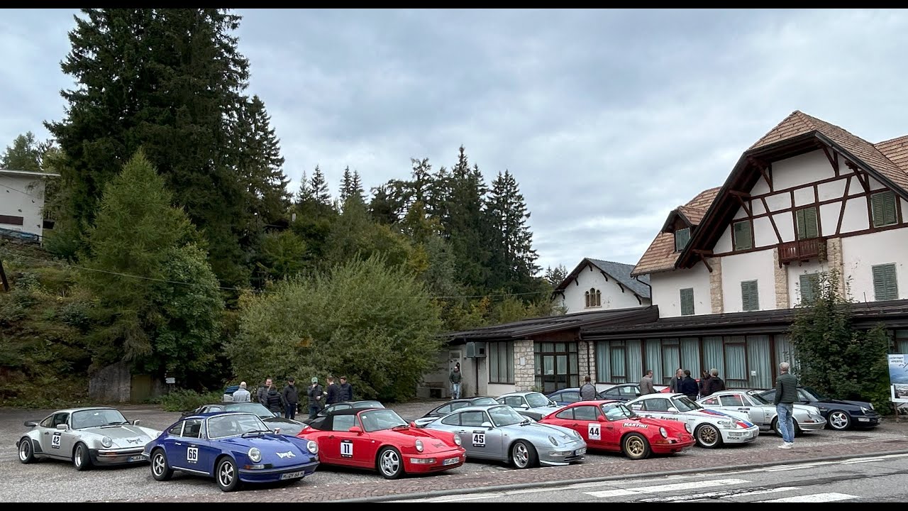 18 Porsche fahren nach Italien - Mendelpass