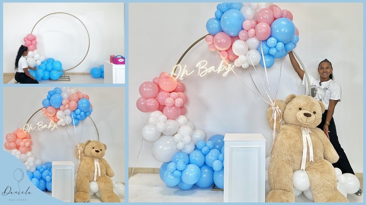 PARTY 💖💙GENDER REVEAL -BABY SHOWER💙💖 ( Come fare un allestimento a tema gender reveal-baby shower)