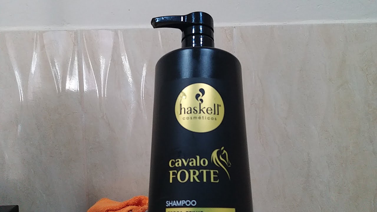 como abrir o xampu  cavalo forte 1 litro