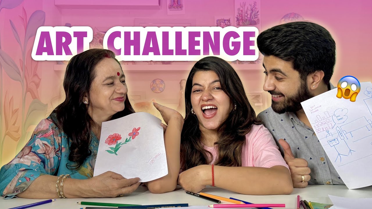 Who will win? 🎨 Sah Mumma vs Partner 😱