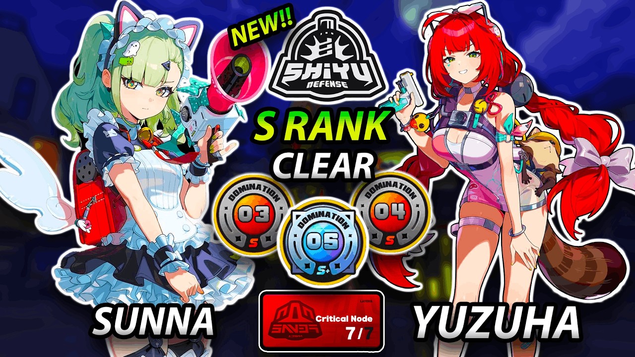SUNNA & YUZUHA Teams! | NEW Shiyu Defense 3-4-5 S+ RANK Clear | Zenless Zone Zero ZZZ 2.6【ゼンゼロ】