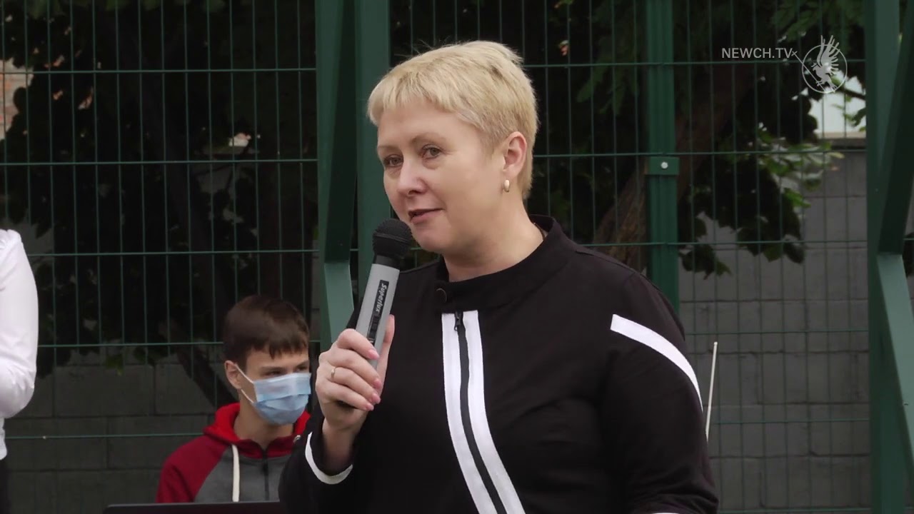 Баскетбольний майданчик на території школи №1 – відкрито!| Телеканал Новий Чернігів