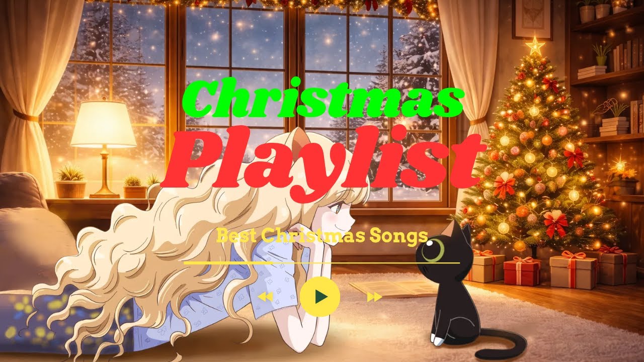 [𝐏𝐥𝐚𝐲𝐥𝐢𝐬𝐭] 힐링 가득한 크리스마스, 고양이 감성 플레이리스트 🎅❄️😻 | 오묘한카페