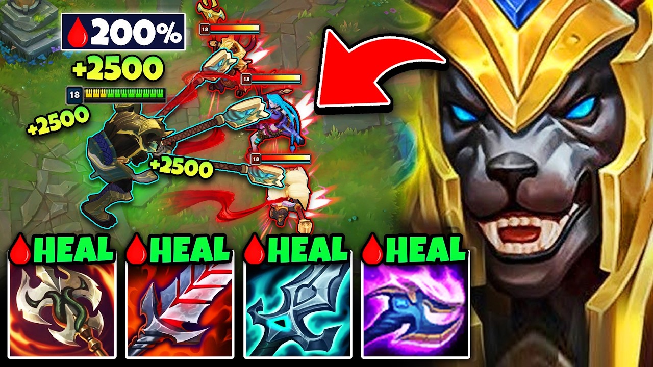 Nasus with 100% Lifesteal and 1000 Stacks is the FINAL BOSS of League of Legends