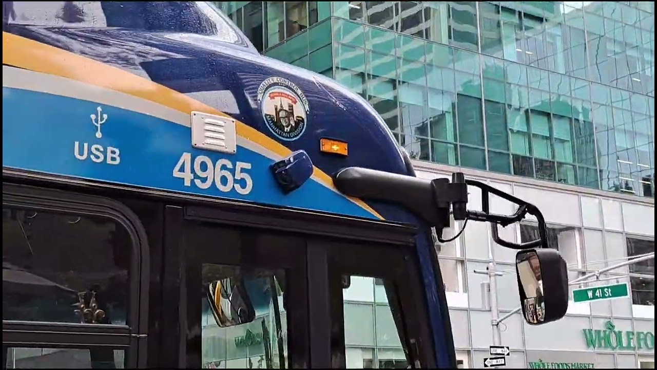 MTA: A new debut! 2023 NFI XE40 NG #4965 on the M55