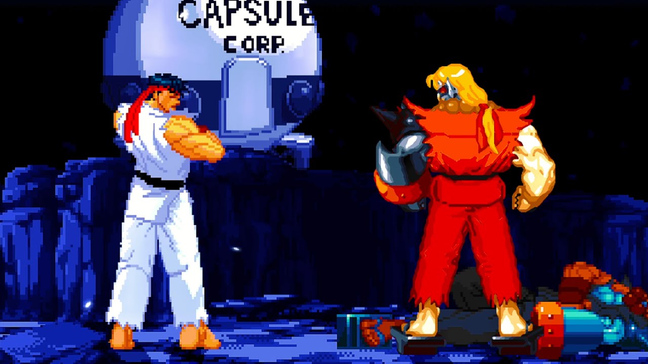 Shin Ryu Vs. Cyber Ken - The spirit within