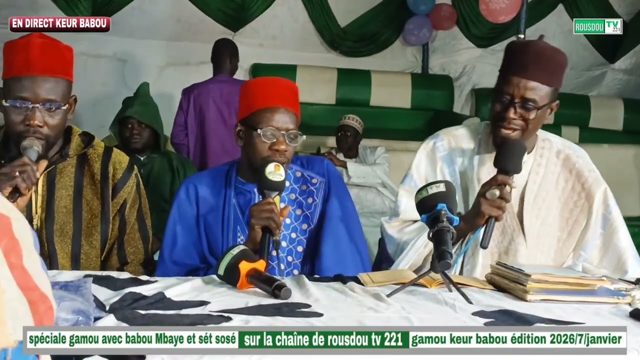 gamou keur babou édition 2026 avec babou Mbaye et sét sosé sur la chaîne de rousdou tv partie [03]