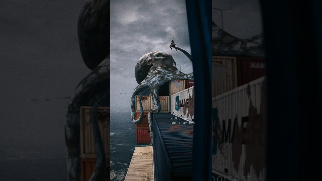Thalassophobic | POV 02 - Kraken or Giant Octopus?  #Thalassophobia  #animation
