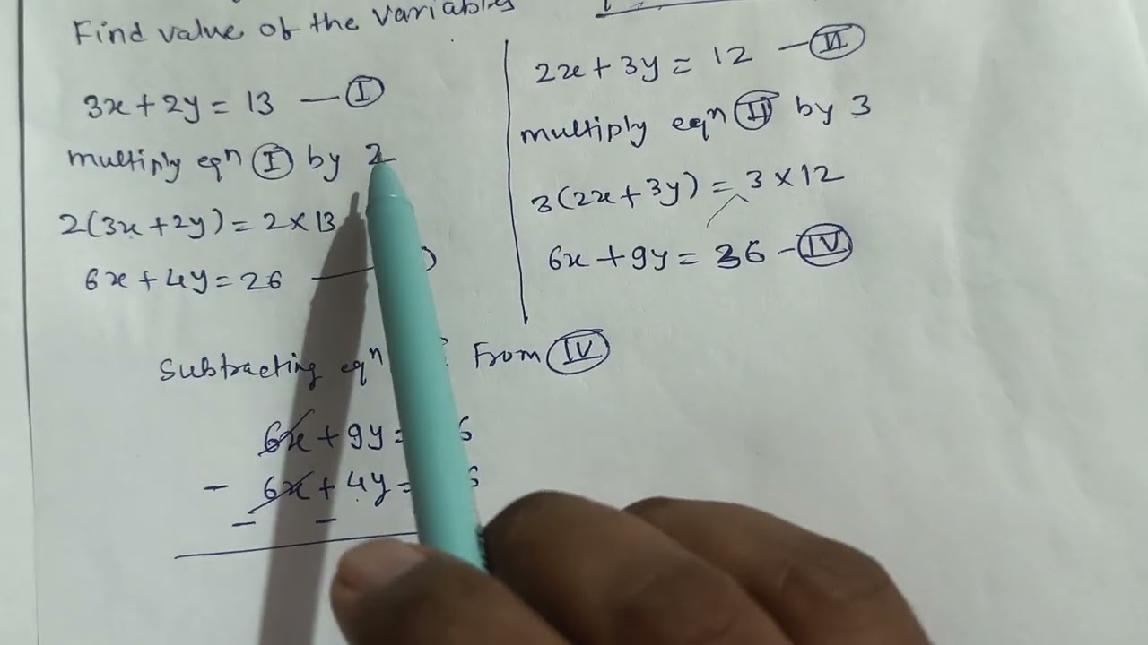 *Linear Equations In Two Variables* CLASS 10 PYQ  NOVEMBER 2020 Maharashtra Board 