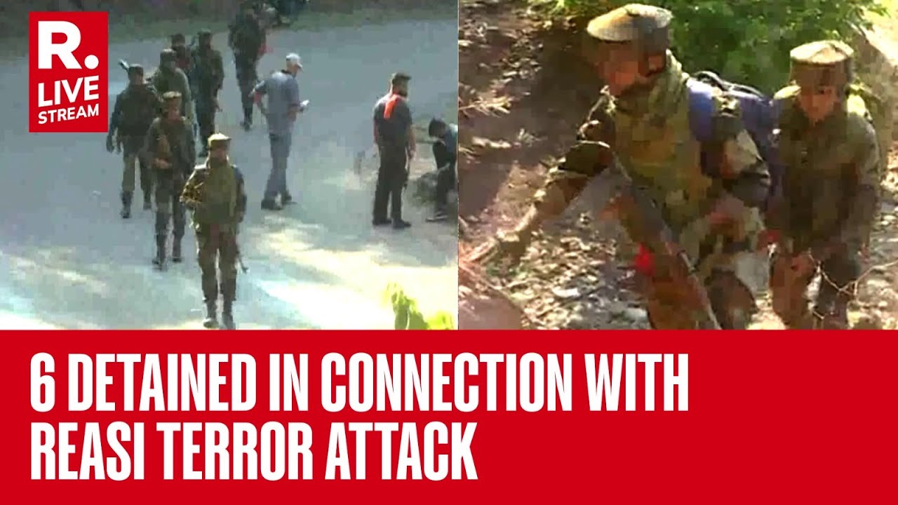 Reasi Terror Attack: J&K Police Detains 6 from Bharakh Area in Connection with Incident