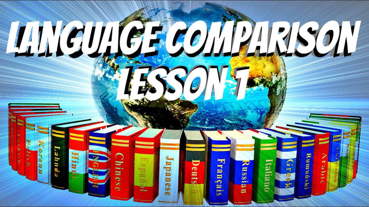 Learn Multiple Languages at once! Lesson 1 (Language Comparison Series)