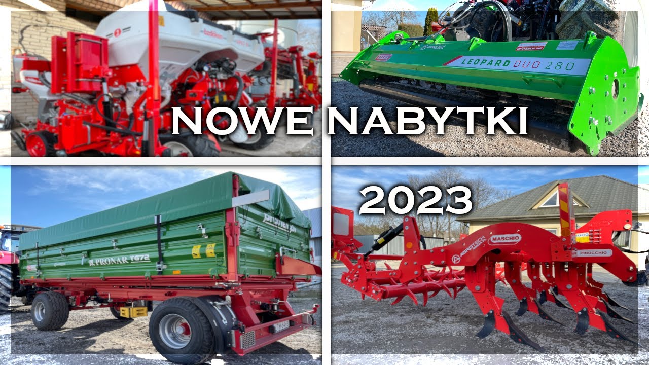 Nowe Nabytki 2023 | Özdoken VPKT-D | Pronar T672 | Maschio Pinocchio | Talex Leopard DUO 280
