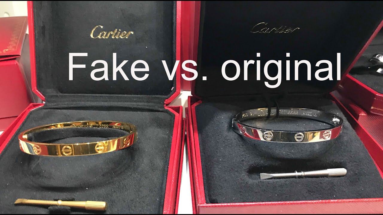 Folge 9: Fake CARTIER Love ( bracelet) Armreif Love Ring. Fälschung erkennen! FAKE, Replica....