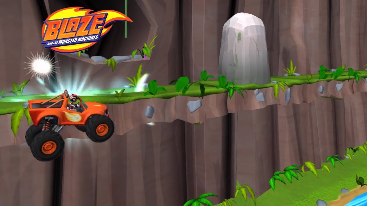 Blaze: Carrera de Obstáculos #30 🔥 ¡Ayuda a Blaze a evitar los artilugios de Crusher para ganar!