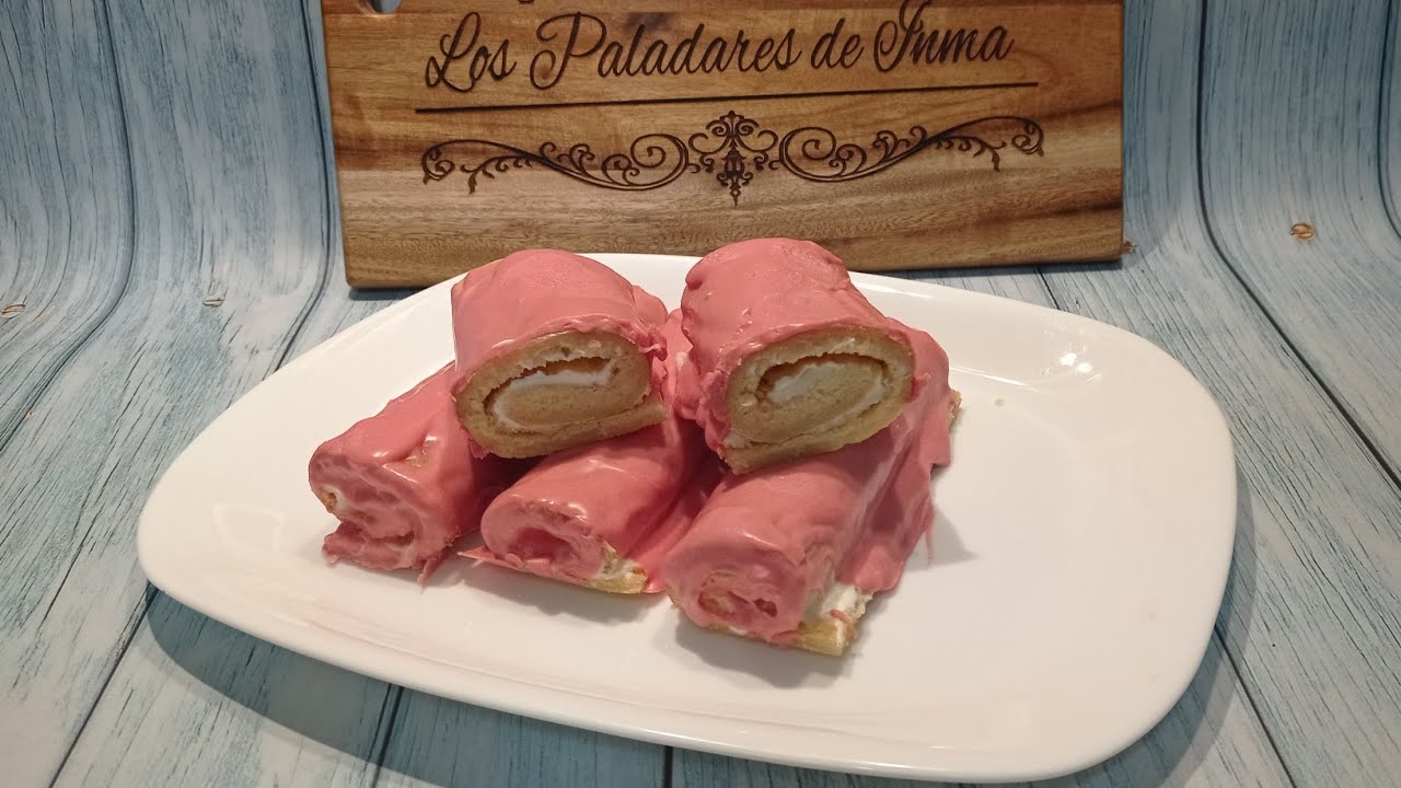 Mini brazos de gitano pantera rosa en mambo/deliciosos y fáciles#lospaladaresdeinma #mambo