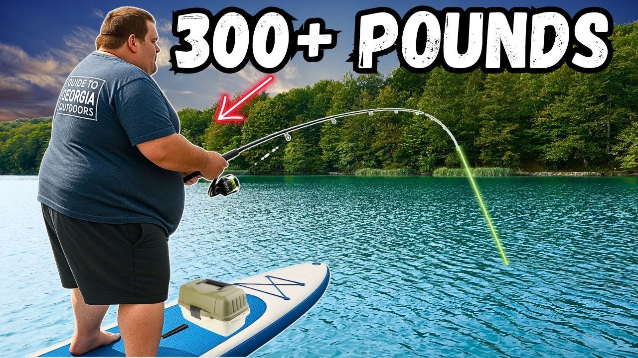 The Best Fishing Paddleboard for Big Guys – Rock Solid & Fully Rigged!