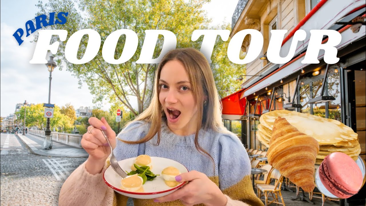 What I eat in a day in Paris as a local // typical French meals (Paris food tour!) | Edukale