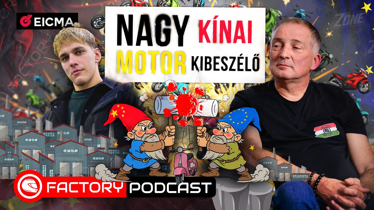 🌊 Mit jelent a kínai HULLÁM a MOTORPIACON? - EICMA After | Factory Podcast