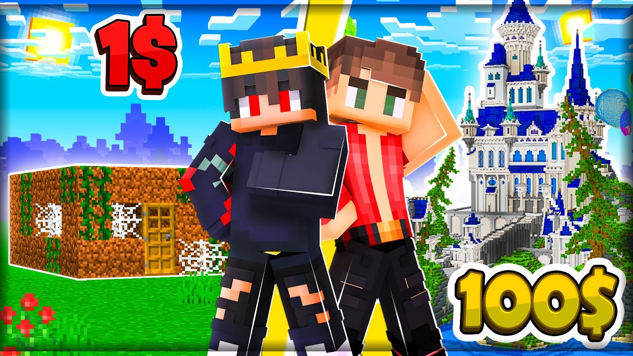 اشترينا وجربنا ارخص و اغلى بناء في ماين كرافت 😎💲 | مع صهيب 😍